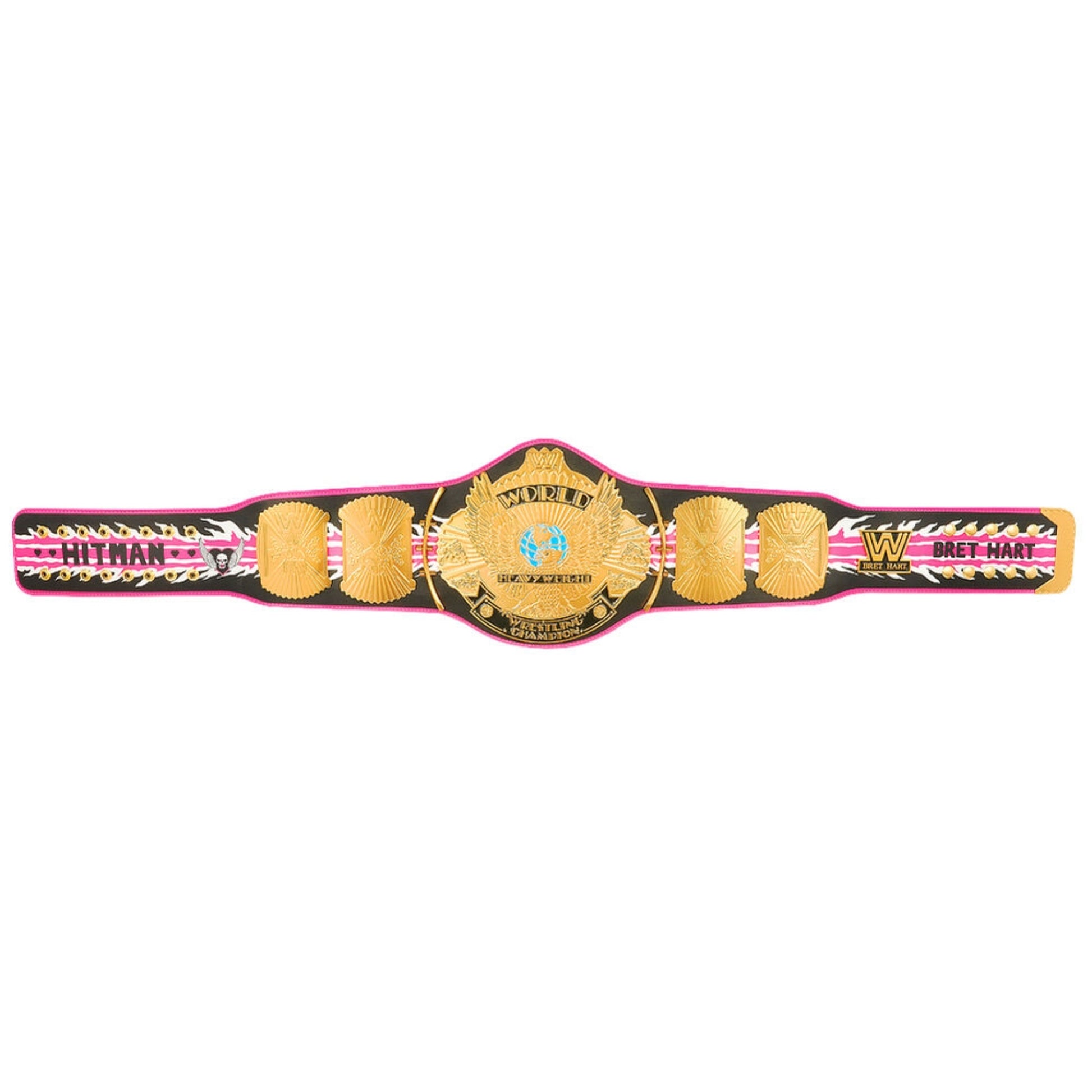 WWE Heavy Champion Bret Hart World Wide Wrestling Championship Belt