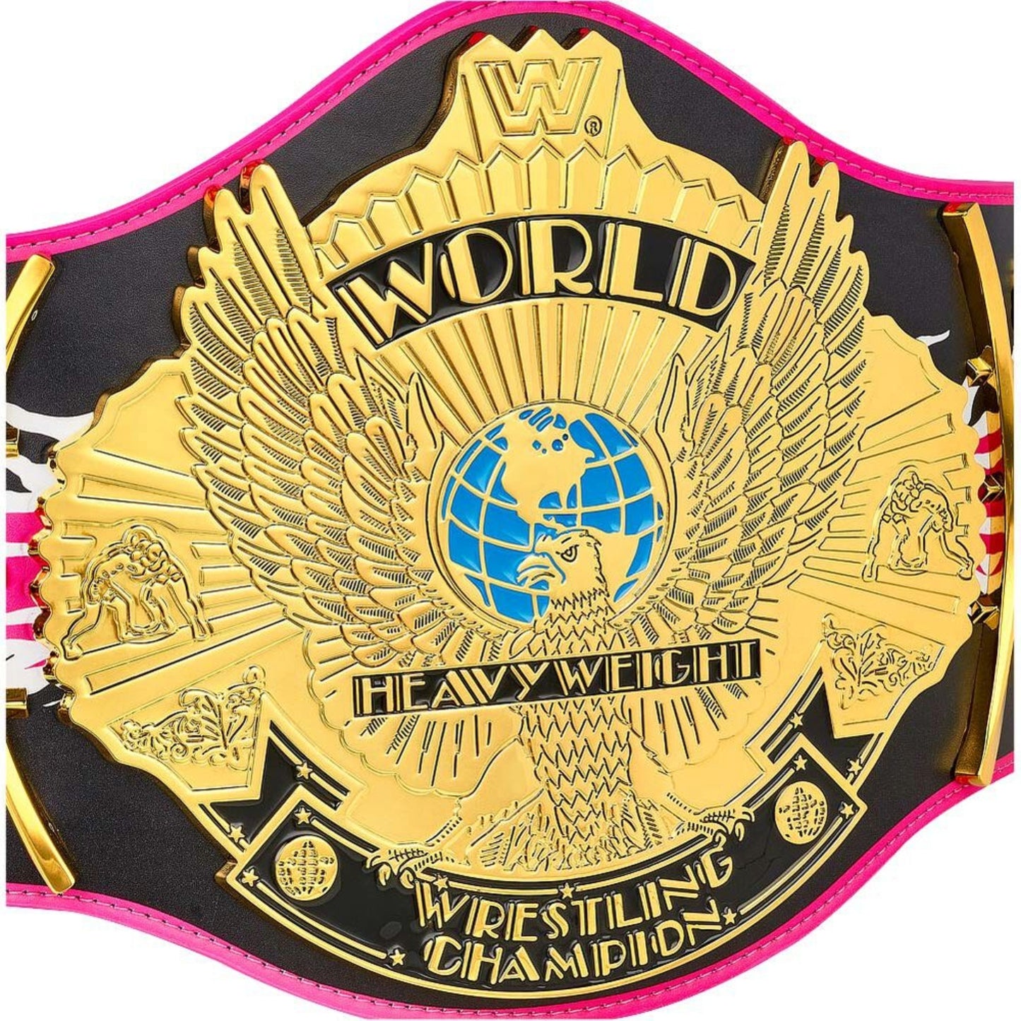 WWE Heavy Champion Bret Hart World Wide Wrestling Championship Belt