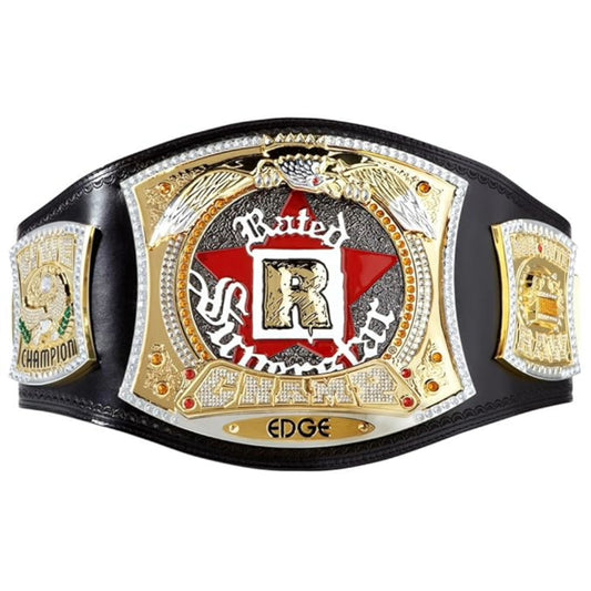 WWE Edge Rated R Superstar World Wrestling Entertainment Championship Belt