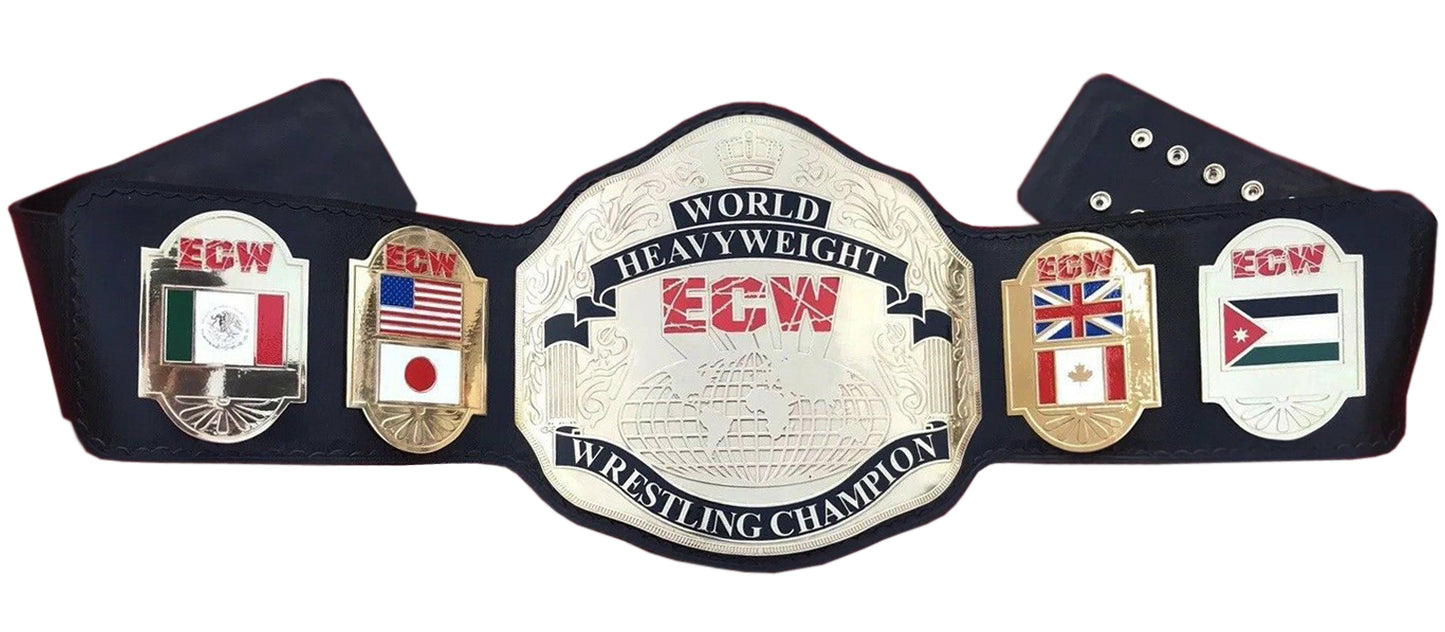 ECW World Heavyweight Championship Wrestling Title Belt