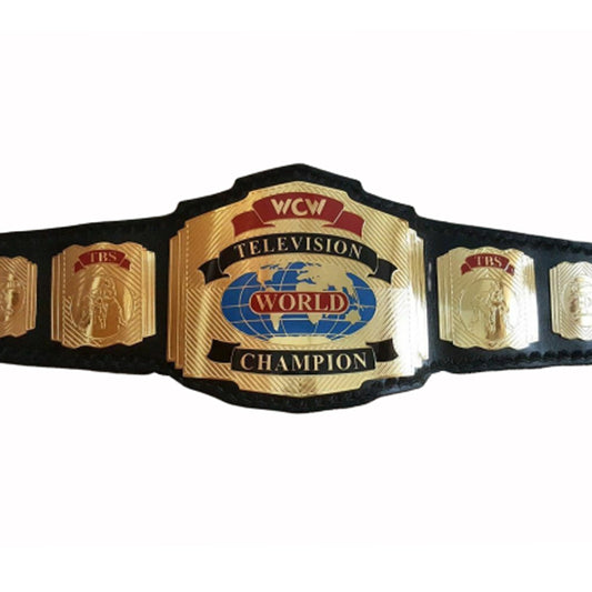 WCW World Television Championship Wrestling Title Belt