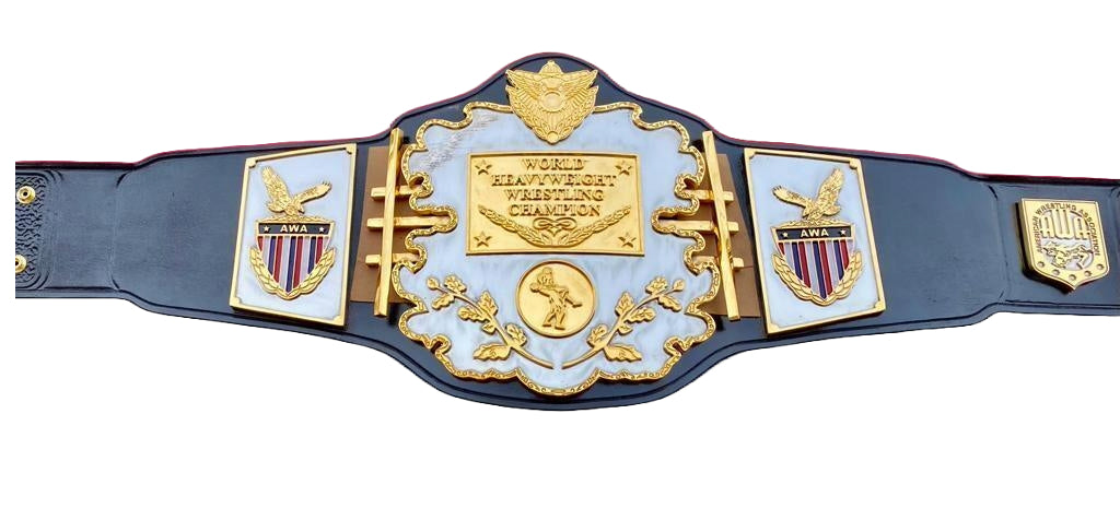 AWA World Title Belt World Heavyweight Championship Belt