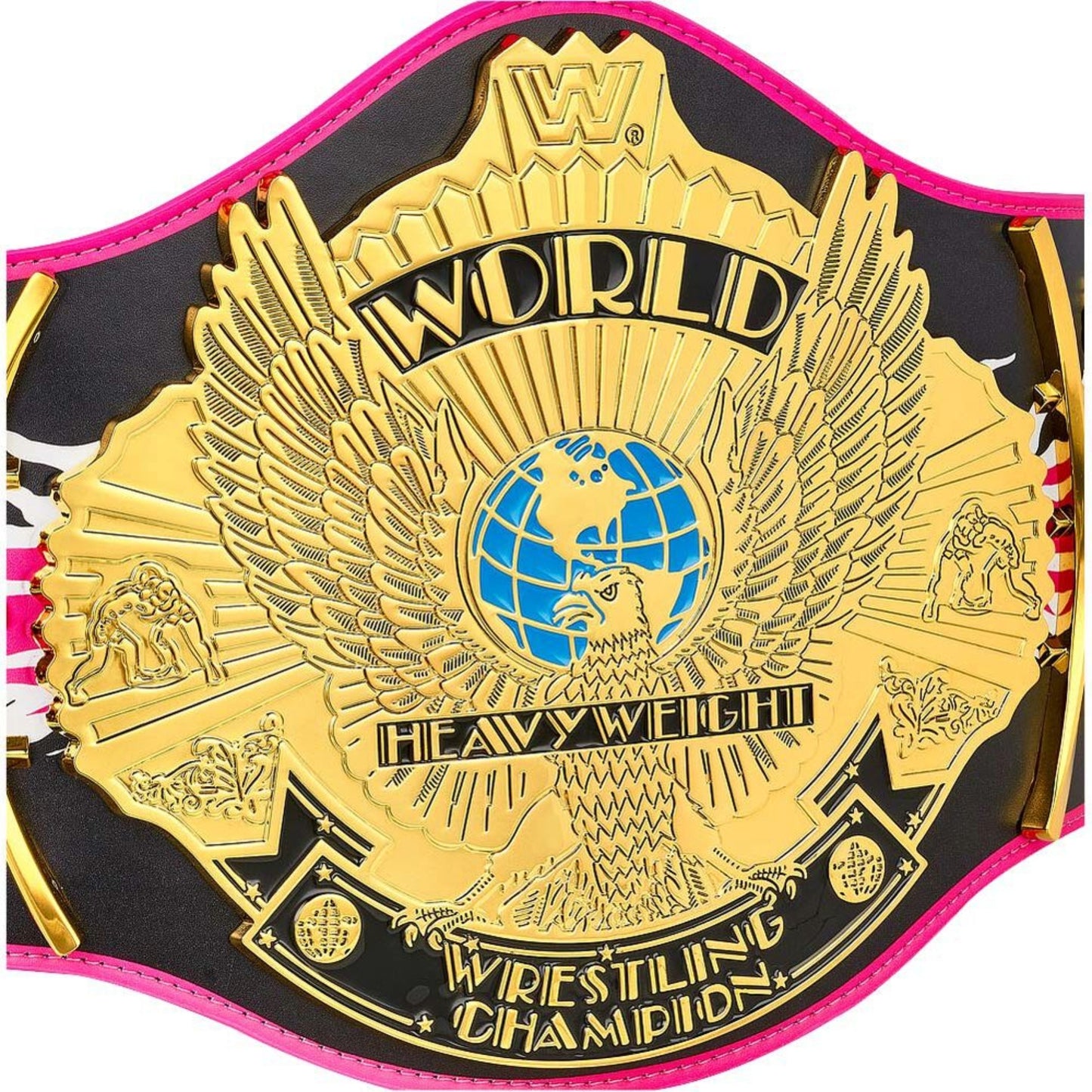 WWE Heavy Champion Bret Hart World Wide Wrestling Championship Belt 