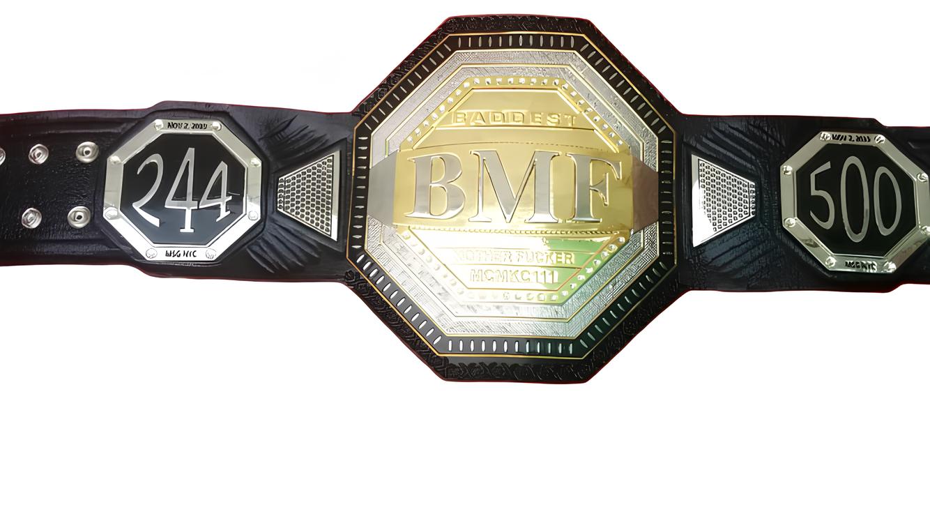 BMF UFC Fighting Championship World Wrestling Championship Belt