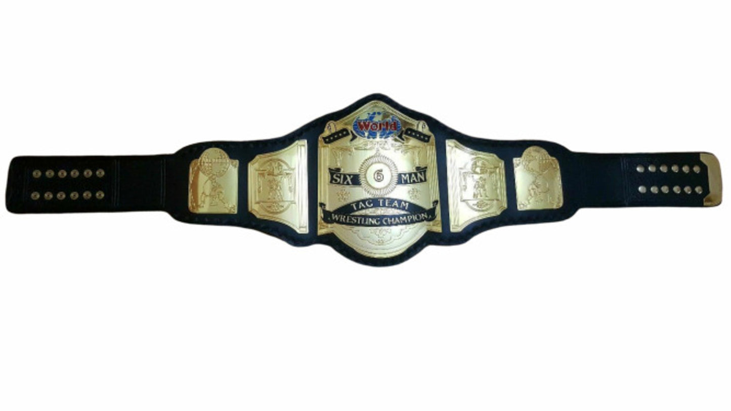 WCW Heavyweight Championship Belt 6 Man Tag Team Championship