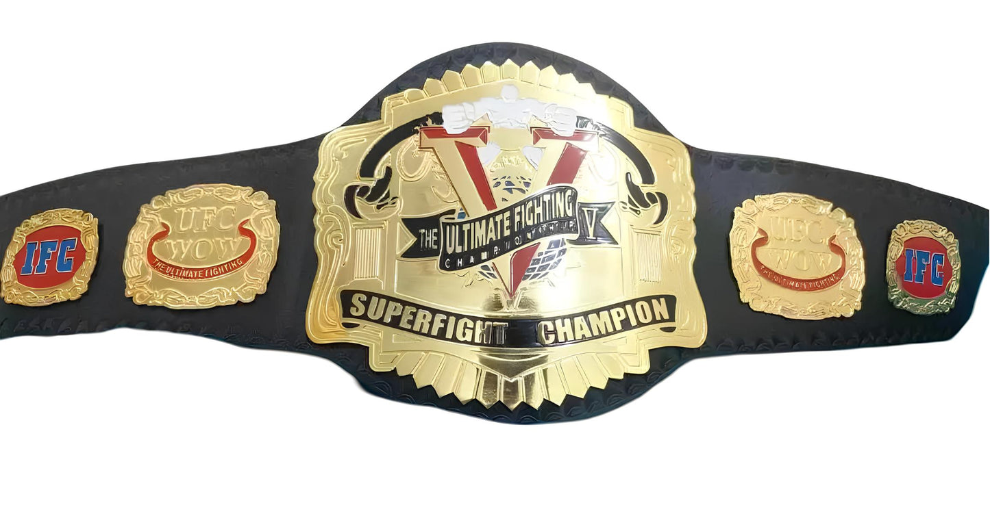 Ultimate Fighting Champion World Wide Wrestling Championship Belt