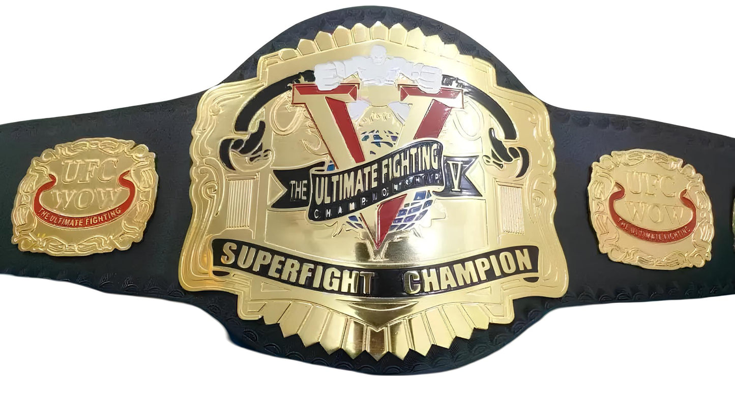 Ultimate Fighting Champion World Wide Wrestling Championship Belt