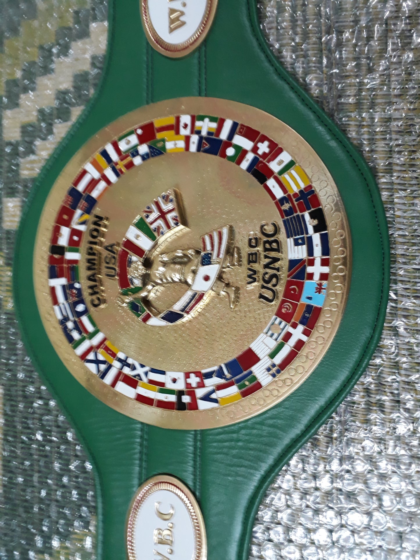 WBC USNBC BOXING CHAMPIONSHIP TITLE BELT