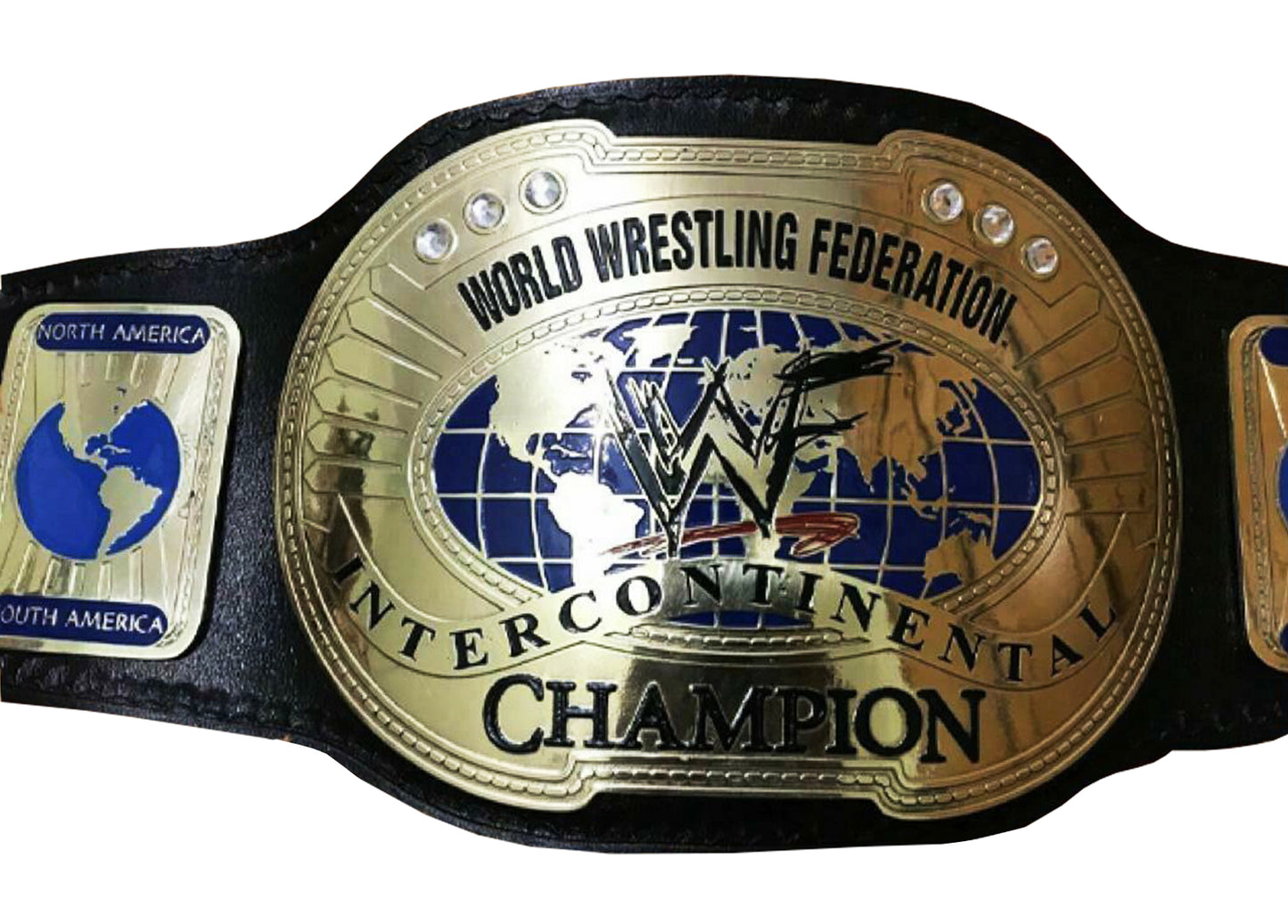 WWF Intercontinental IC Oval Heavyweight Championship Belt