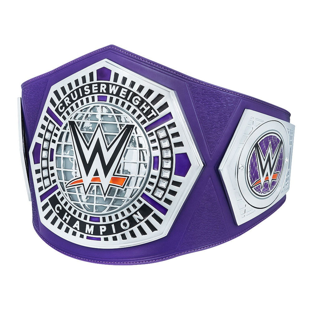 WWE Cruiserweight Wrestling Championship Title Silver Belt