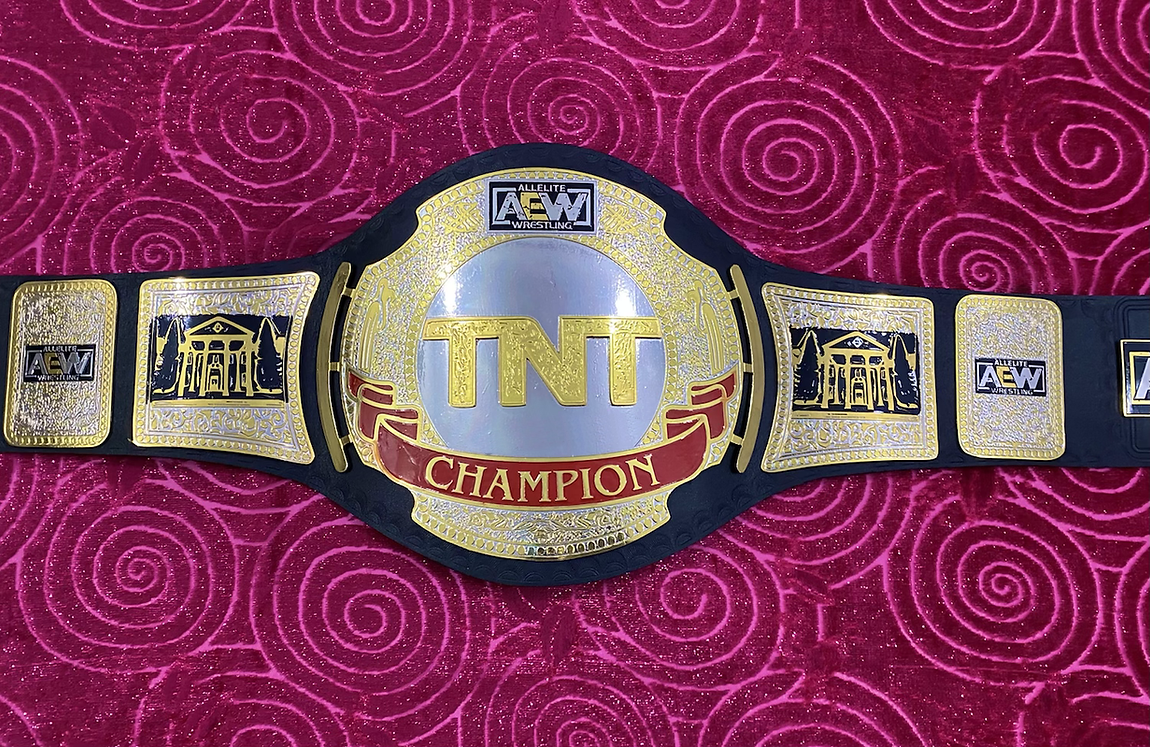 AEW TNT Wrestling Championship Title Heavy Weight Belt