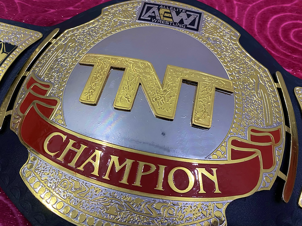 AEW TNT Wrestling Championship Title Heavy Weight Belt