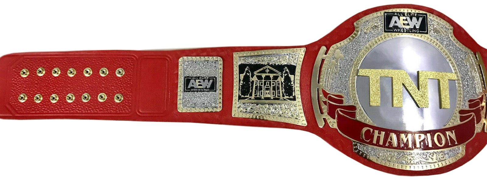 AEW TNT Wrestling Championship Red Title Heavy Weight Belt