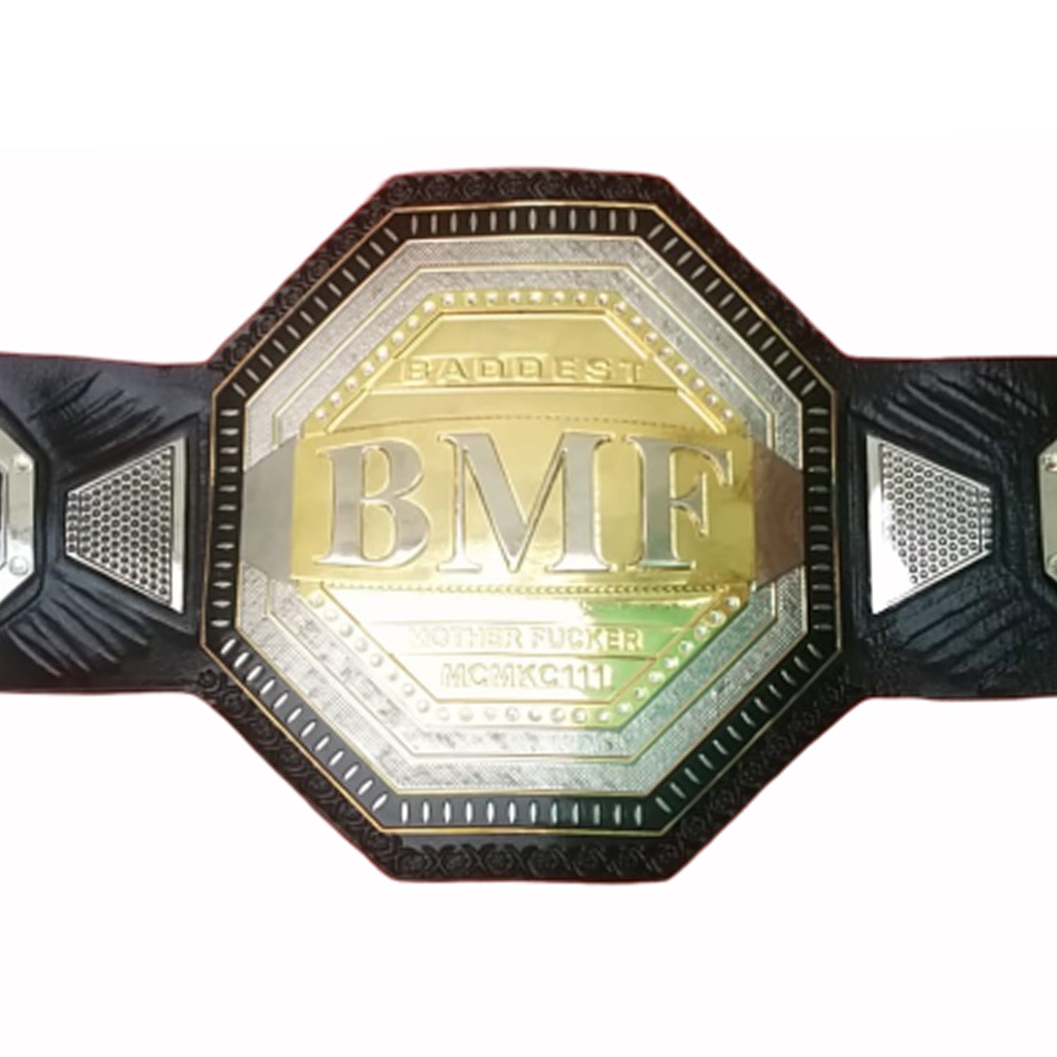BMF 244 Wrestling Championship Title Belt