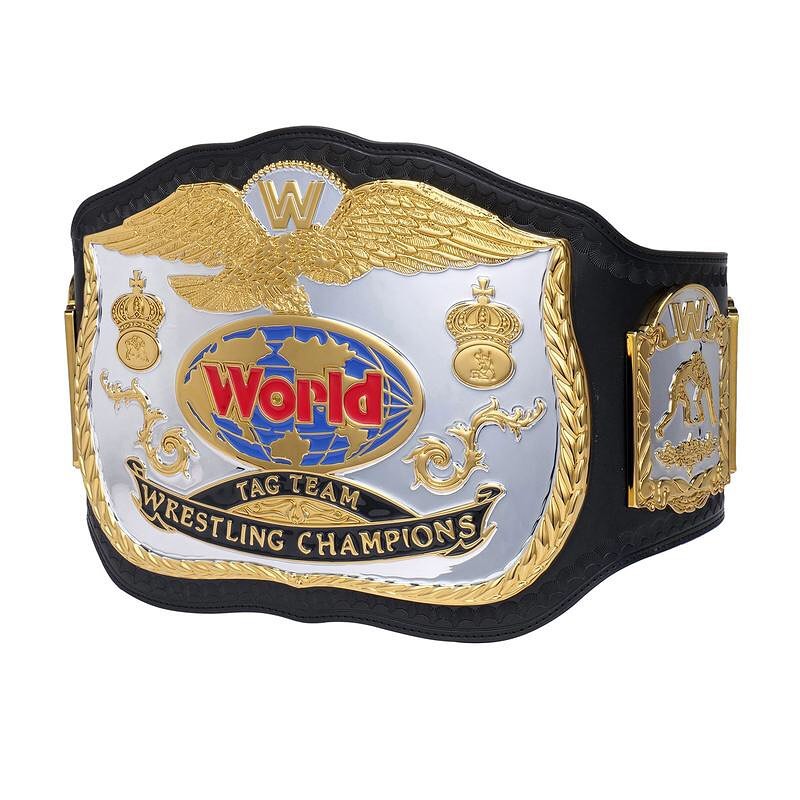 WWE World Tag Team Wrestling Championship Title Belt
