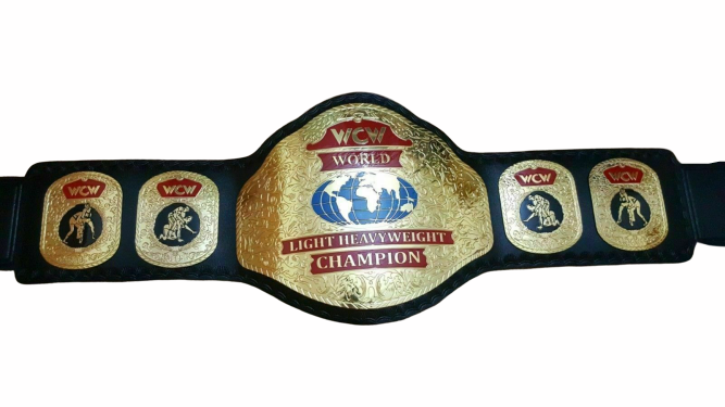 WCW WORLD Light Heavyweight Championship Title Belt