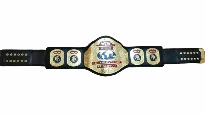 WCW WORLD Light Heavyweight Championship Title Belt