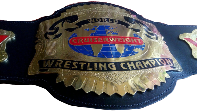 WCW WORLD Cruiser Weight Wrestling Championship Title Belt