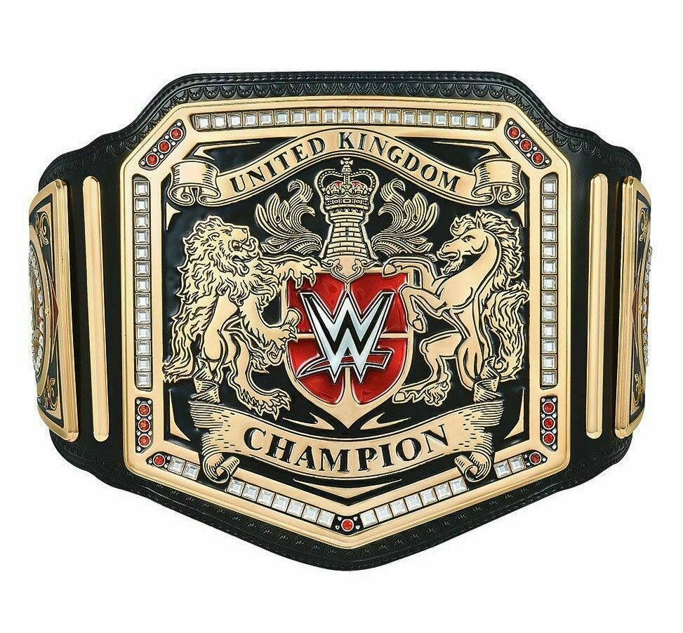 WWE United kingdom UK Wrestling Championship Title Belt