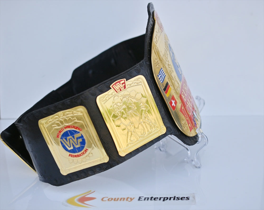 WWF European Championship Heavyweight Wrestling Title Belt