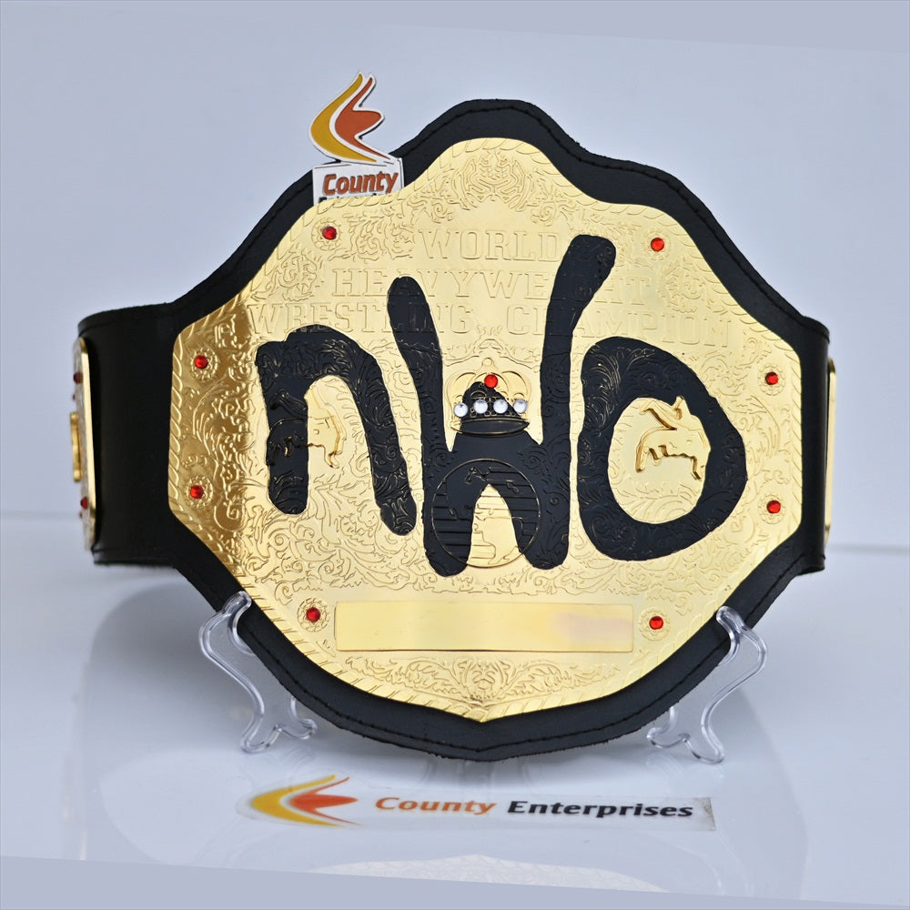 nWo Spray Paint WCW Wrestling Championship Title Belt